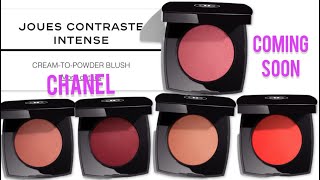 Chanel CREAMTOPOWDER BLUSH JOUES CONTRASTE INTENSE details [upl. by Croix574]