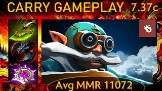 💰 737c Gyrocopter KAD  33 KP  64 900 GPM Carry Gameplay  Dota 2 Top MMR [upl. by Malvia]