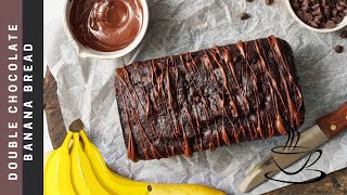 Double Chocolate Chip Banana Bread Recipe [upl. by Nalym]