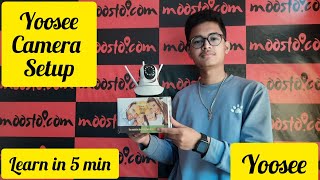 How to setup Yoosee CCTV camera Moosto Nepali [upl. by Tollmann582]