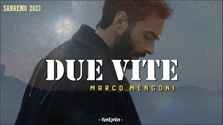 Marco Mengoni  due vite  con testo Syncro Lyrics by NGX fair use [upl. by Enimaj]