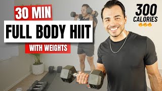 30 MIN FULL BODY WORKOUT  Strength amp Cardio Home Workout [upl. by Ynatirb]