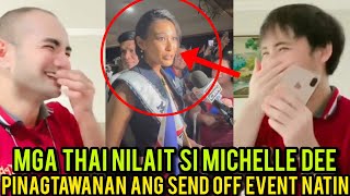 Pinagtawanan ng mga Thai ang Send Off Event ng Pilipinas kay Michelle Dee para sa Miss Universe 2023 [upl. by Eimaral]