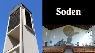 SODEN MIL Kuratiekirche St Maria Magdalena  Vollgeläut [upl. by Anitreb]