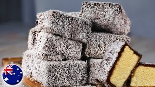 How to Make Lamingtons  MOST FAMOUS AUSTRALIAN RECIPE [upl. by Hayouqes]