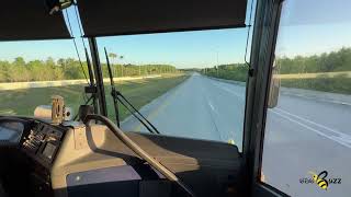 Mears Connect From Orlando International Airport to Four Disney Resorts  Front Seat  Full Ride [upl. by Ettedranreb]