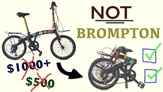 Cheapest Folding Bike  Better than Brompton [upl. by Sumedocin]