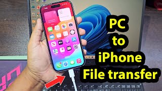 How to transfer files from pc to iphone using usb cable [upl. by Vern661]