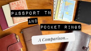 Passport Travelers Notebook vs Pocket Rings A comparison [upl. by Sapienza]