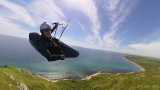 Ringstead Bay Paragliding [upl. by Drageruaeb]