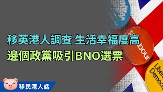 BNO移英港人能否影響選情？最撐邊個政黨？關心乜嘢政策議題？ 移民英國 BNO [upl. by Ennirok642]