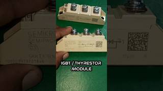 IGBT SCR THYRISTOR MODULE  How to check Components with help of Multimeter shorts viralvideo [upl. by Eelra]