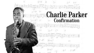 Charlie Parker  Confirmation solo transcription [upl. by Angela]