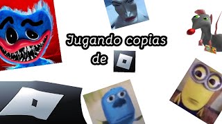 JUGANDO COPIAS DE ROBLOX  Juleo [upl. by Romy]