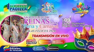 Gala de la Elección Reinas de la Feria y Carnaval Islas felices 2024 [upl. by Enoob]