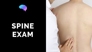 Spine Examination  OSCE Guide  UKMLA  CPSA [upl. by Nerita]