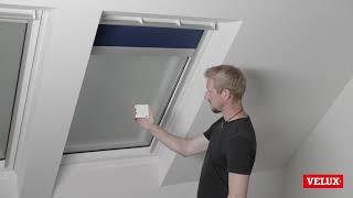 VELUX solar blind and wall switch paring [upl. by Necaj]