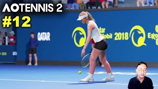 Swiatek vs Alexandrova  AO TENNIS 2 Simulation Gameplay 12 wCommentary [upl. by Spancake]