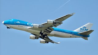 4K Summer Afternoon Plane spotting at Amsterdam airport Schiphol  B747BBJ B777 B787 amp More [upl. by Eulalee]