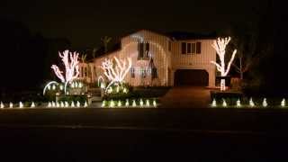 Best Halloween Lights Show  Gangnam Style Original [upl. by Vladimar]