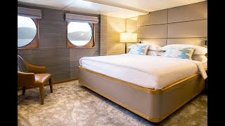 Interior tour of Aqua Blu The most luxurious explorer yacht in East Indonesia [upl. by Suivatnom764]