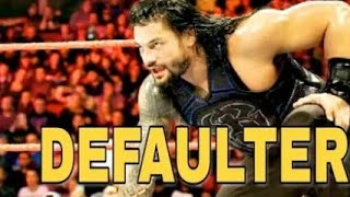 DEFAULTER Roman Reigns  Roman Reigns Punjabi Song  Roman Reigns Song [upl. by Linsk236]