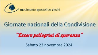 Giornate nazionali della Condivisione  sabato 23 novembre 2024 [upl. by Deadman875]