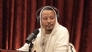 Terrence Howard mental crash wRogan says some periodic elements quotbisexualquot [upl. by Nnylekoorb675]