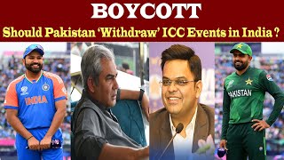 𝐁𝐨𝐲𝐜𝐨𝐭𝐭 Pakistan 🇵🇰 India 🇮🇳 m Schedule ICC Events say Withdraw Huga [upl. by Ahsimot221]