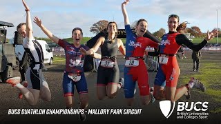 BUCS Duathlon Championships  Mallory Park Circuit [upl. by Elockin]