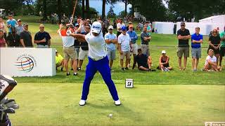 Hideki Matsuyama slow motion swing 330 yard drive [upl. by Inna938]