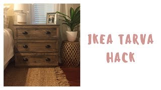 DIY  IKEA Tarva Hack  Master Bedroom Refresh [upl. by Kippar570]