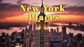 Wonders of New York 4k  The Most Amezing Places in New York  10 reasons to visit new york city [upl. by Ardiekal]