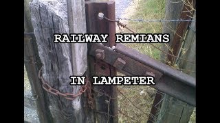 Railway Remains in Lampeter Welsh Train Trip Pt3 CAMT083 [upl. by Annayrb]