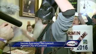 Vermin Supreme files lawsuit against city of Concord [upl. by Thedric]