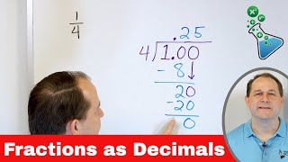 Converting Fractions to Decimals  Method amp Practice [upl. by Norse]