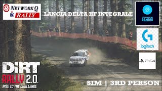 DiRT Rally 20  Lancia Delta HF Integrale  Wales rally  Going back in time  Logitech G29  Ps4 [upl. by Annohs]