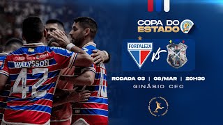 🔴 AO VIVO  FORTALEZA FUTSAL x NEW CASTLE  COPA DO ESTADO 2024 [upl. by Casaleggio]