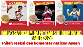 Fans Malaysia Terdiam Karena Belum Dapat Medali Emas di Olimpiade Paris 2024 [upl. by Zizaludba]