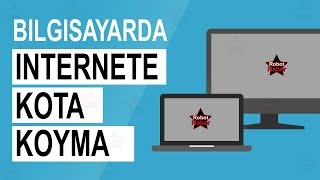 Bilgisayar da internete kota nasıl koyulur İnternete kota  veri sınırı koyma [upl. by Werna774]