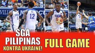 FULL GAME SGA PILIPINAS VS UKRAINE  JONES CUP 2024 [upl. by Ysnat528]