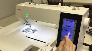 Always In Stitches Janome 500e embroidery machine tutorial [upl. by Arba]