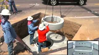 Manhole Installation Training Video  By Distribution Design Consultants 33557550 112393530 [upl. by Armillda422]