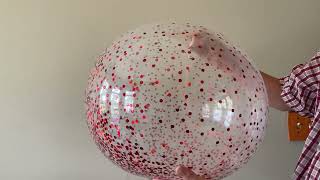 Glitter jelly ball toy demo [upl. by Hoseia]