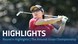 The Amundi Evian Championship  Round 4 Highlights [upl. by Dituri304]