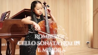 B Romberg Cello Sonata in E minor op38 No1 III Rondo [upl. by Odele]