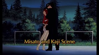 Neon Genesis Evangelion Episode 15  Misato and Kaji Scene  NJ  Getme Qal [upl. by Shermie]