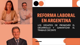 REFORMA LABORAL EN ARGENTINA [upl. by Irahcaz]