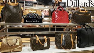 DILLARDS DESIGNER HANDBAGS LOUIS VUITTON STYLES SHOP WITH ME [upl. by Conchita]