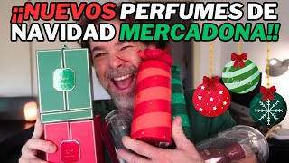 ¡PRUEBO TODOS los NUEVOS PERFUMES de NAVIDAD de MERCADONA 💥 [upl. by Suoirred]